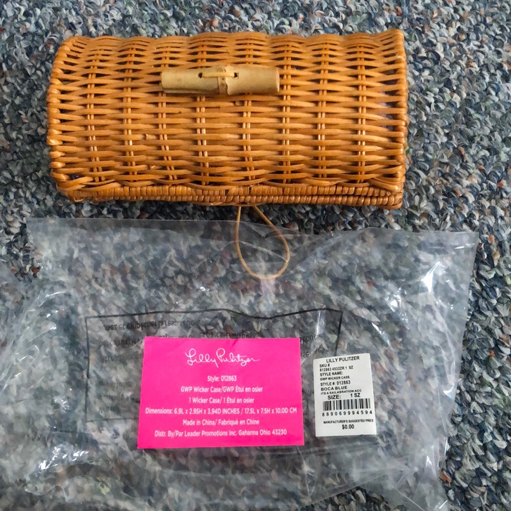 Lilly Pulitzer Wicker Clutch